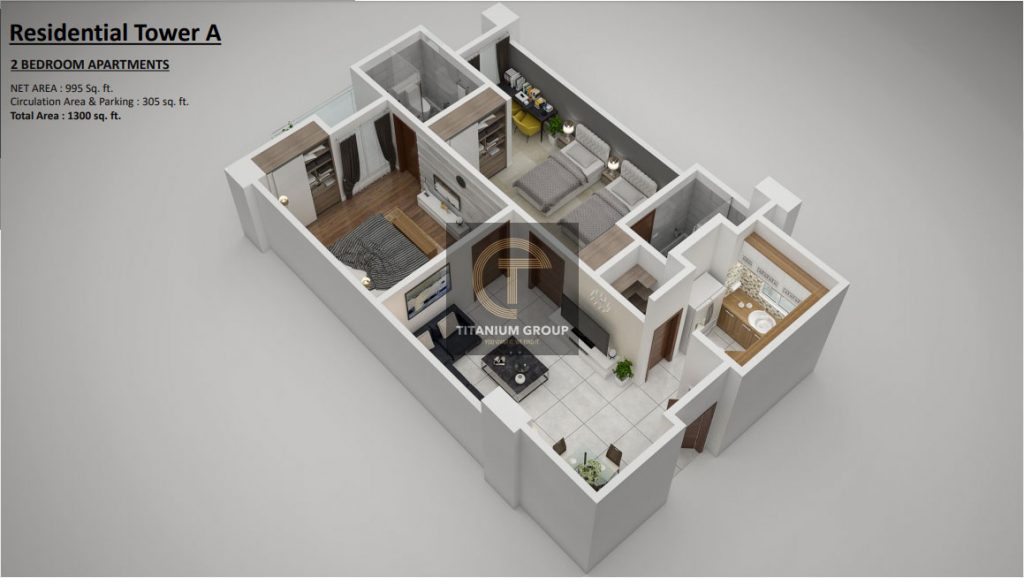 Grand Millennium Islamabad Apartment Floor Plan Two Bed Apartments